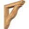 Ekena Millwork Funston Slat Rough Sawn Bracket w/ Offset Brace, Western Red Cedar, 8"W x 44"D x 44"H BKT0806X44X44FST06RWR - alternate 1